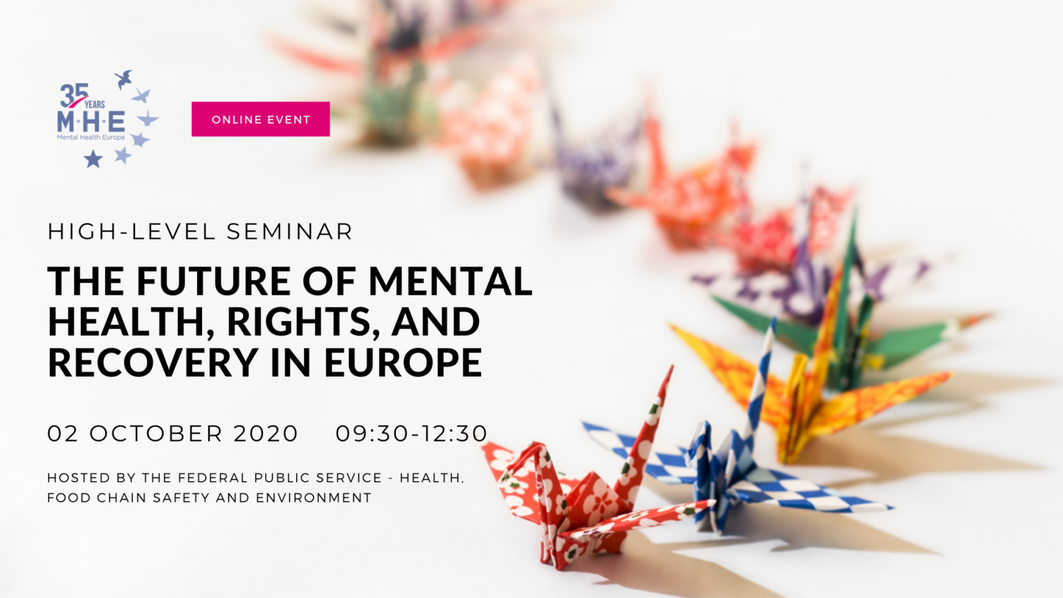 Register now: High-level seminar on the future of mental health in ...