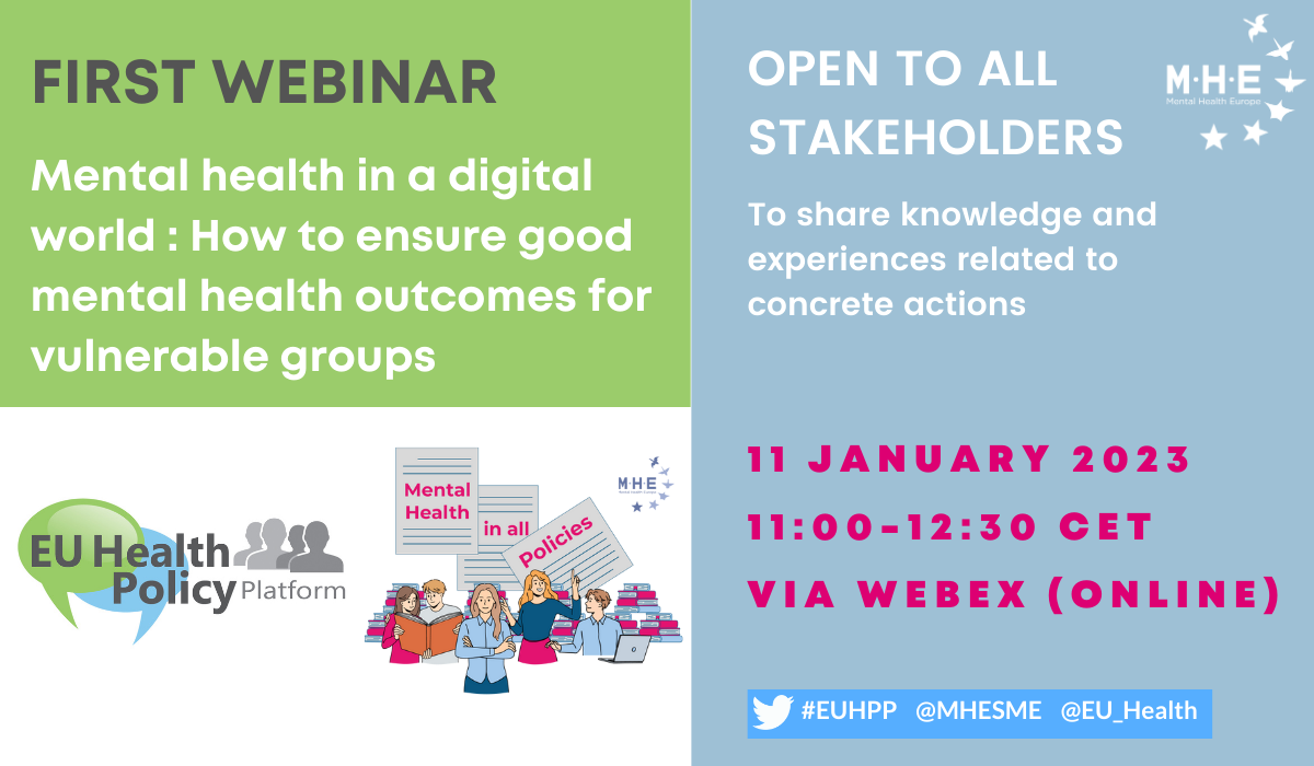 Mental Health in All Policies Webinar_Mental health in a digital world