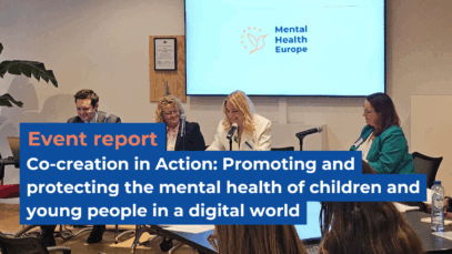 Co-creation in Action Event Report: promoting and protecting the mental health of children and young people in a digital world